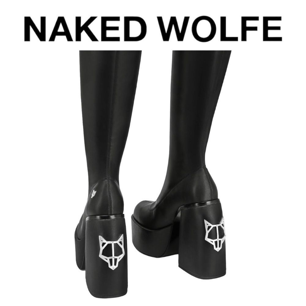 NAKED WOLFE Spice Black Stretch Size EU 39 US 9